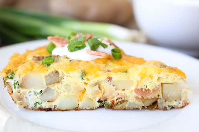 Healthy Breakfast Sweet Potato Frittata