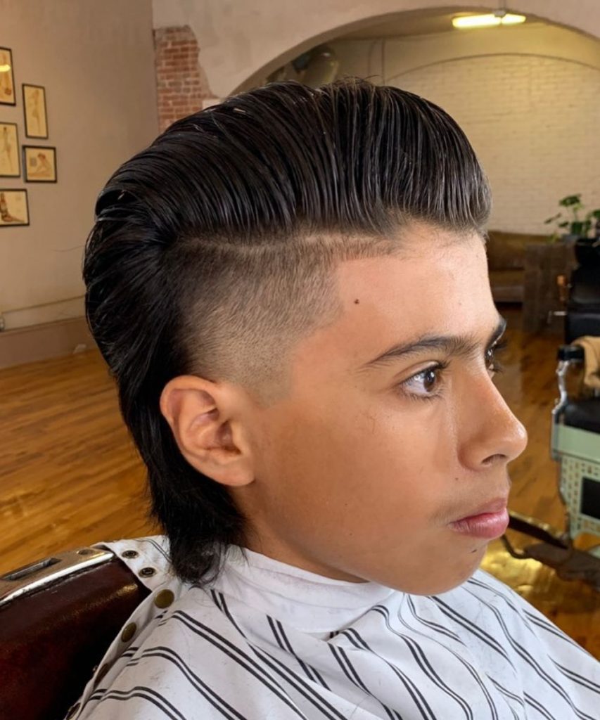 The Edgy Pompadour Mullet: A Trendy Haircut - Your Holiday Partner For